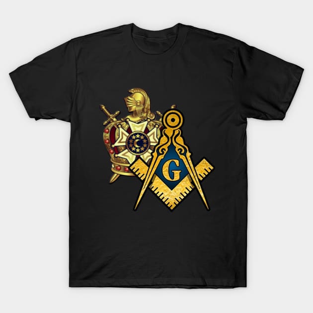 Order of DeMolay and Masonry T-Shirt by Hermz Designs